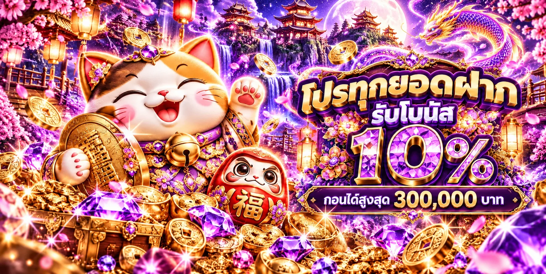 โปรโมชั่น SOS69 สล็อต พร้อมตัวละครแมวนำโชค